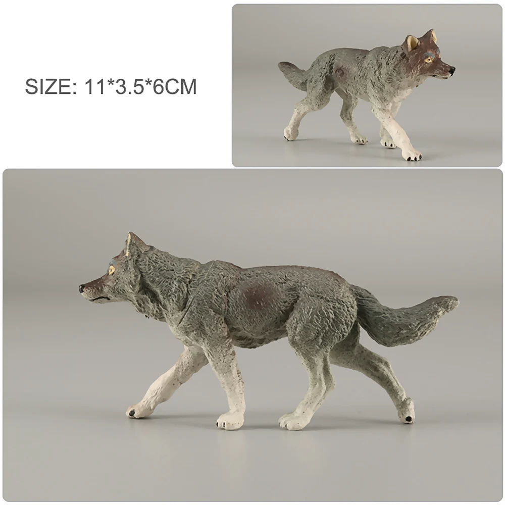 SKFC симпатичная симуляция дикой природы животных плотоядное млекопитающее модель фигурка дети идеальная игрушка