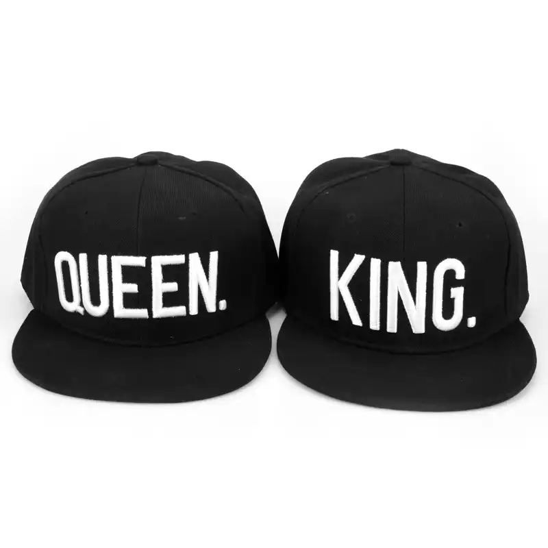 king and queen caps