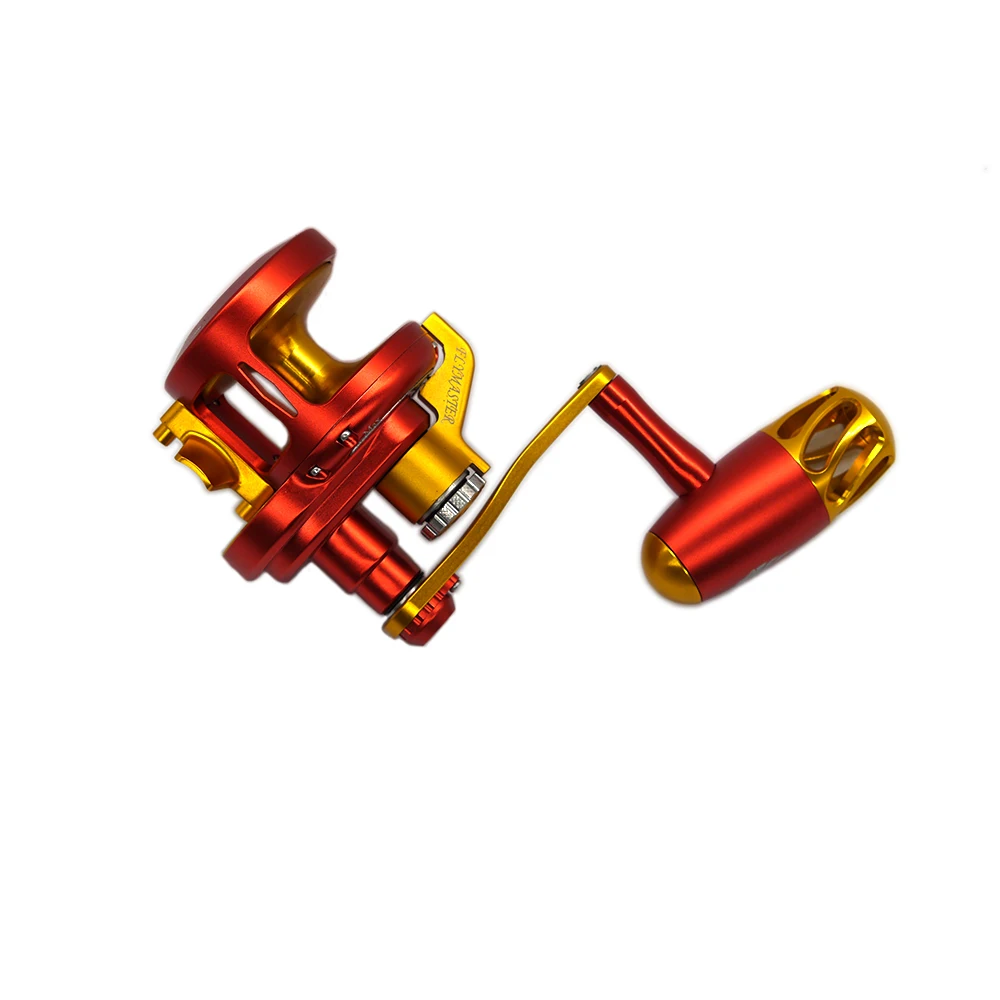 

Fishing Reel Slow Jigging CNCAluminium Full Metal Saltwater Boat Reel 6.31 Trolling Reel 9+2BB TC200R