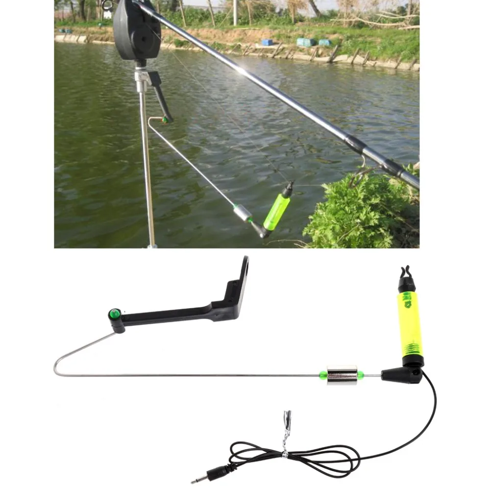 Аксессуары для рыбалки светодиодный индикатор рыболовная вешалка для ловли карпа свингер сигнализация укуса с подсветкой снасти инструменты