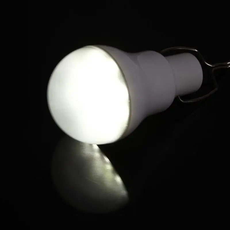 

Portable Solar Power LED Bulb Solar Panel Lamp Outdoor waterproof cold white Lighting Camp Tent Fishing Lamp