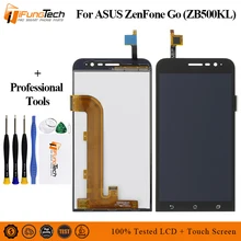 Free Shipping LCD For ASUS ZB500KL LCD Display Touch Screen Digitizer Assembly with Frame Replacement for ASUS Zenfone Go X00AD