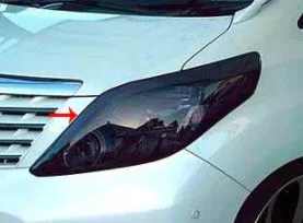 Декоративная накладка для фар Toyota ALPHARD 20 Дымчатая Черная | Автомобили и мотоциклы