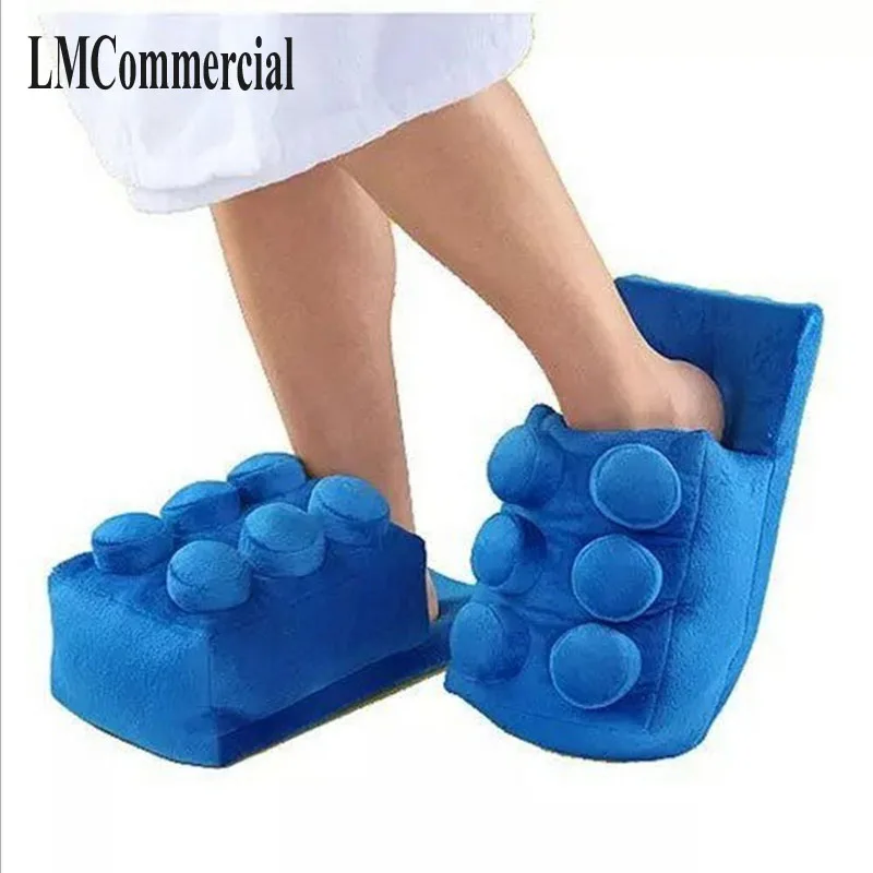 Beste Indoor Slippers Building, Baksteen, Slippers, creatieve bakstenen, styling, warm slippers, thuis, winter katoen thuis schoenen mannen vrouwen