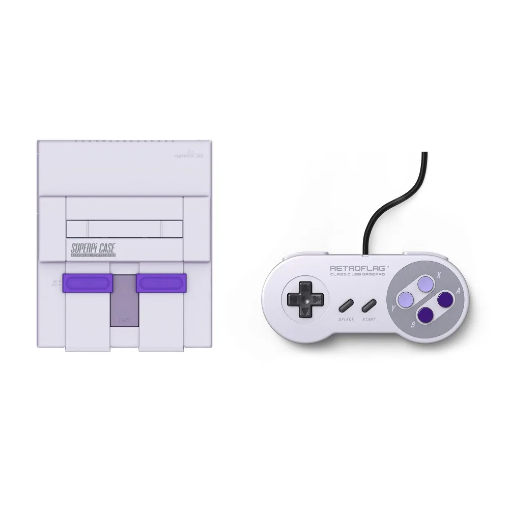 

Retroflag SUPERPi CASE with Safe Shutdown and Wired Controller Deluxe Edition UCase Set Raspberry Pi 3 Model B, Pi 2 Model