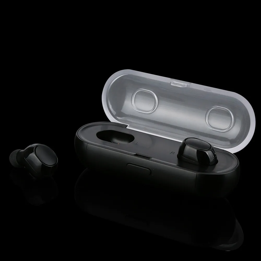 

Twins Wireless Bluetooth 4.2 Stereo Headset In-Ear Earphones Earbuds MIC Standby Time 100h multipoint connections A2DP/AVRCP