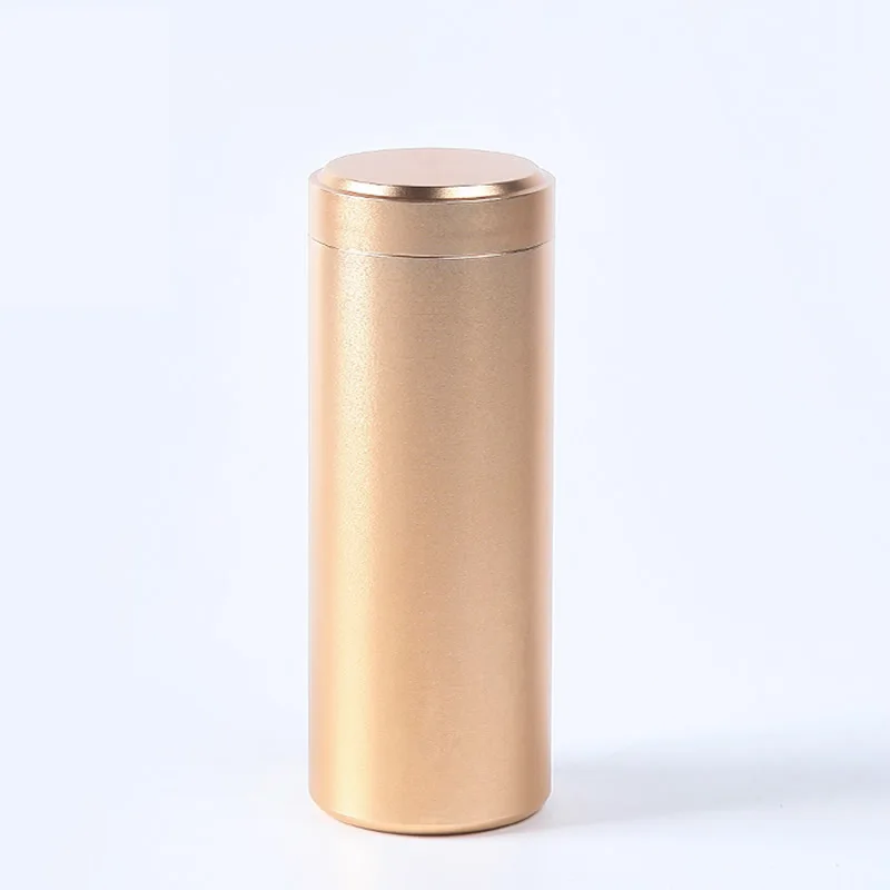 Herb Stash Jar Aluminum Herb Airtight Smell Proof Container 9.6x5.5cm