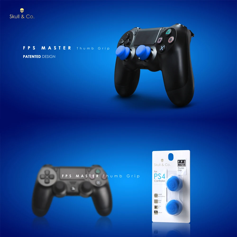 Skull& Co. Thumb Grip джойстик Крышка FPS Master Thumbstick Крышка для контроллера PS4