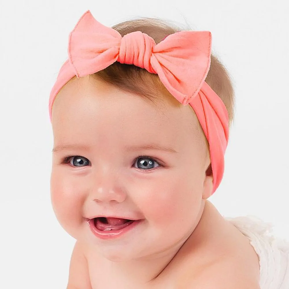 

Baby Hair Knot Sweet Children Hair Ribbon Cotton Headband Headwraps Bebe Lovely Cute Toddler Kawaii Band