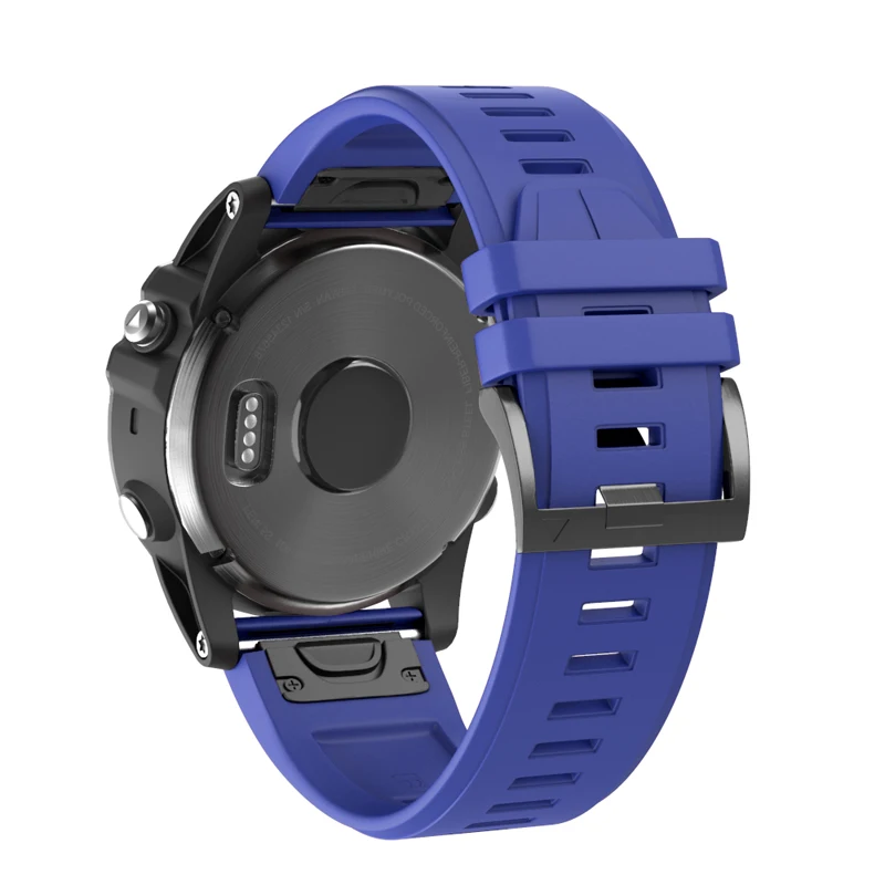 Ремешок для часов 26 22 20 мм ремешок для Garmin Fenix 5X5 5S 5X Plus 3 3HR S60 MK1 Смарт-часы быстросъемный силиконовый ремешок Easyfit