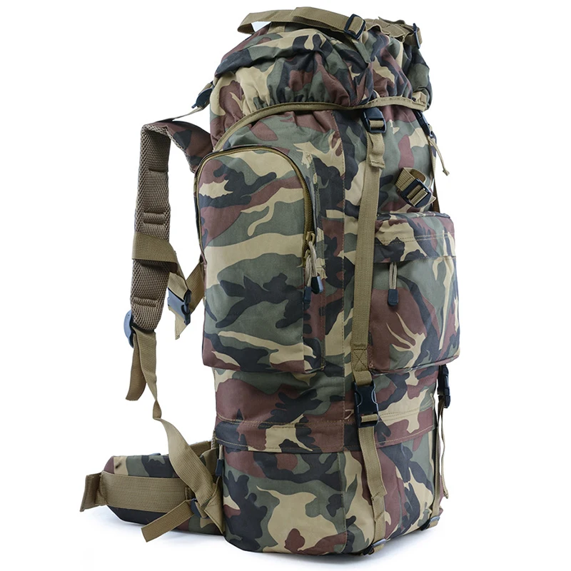 

60L Waterproof Tactical Camouflage sprots backpack male travel outdoor Military Mountaineering men Hiking Climbing Camping bags