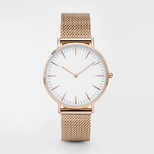 Ladies Quartz Wristwatch Women Men Business Watches Stainless Steel Network Belt Clock 3Bar Waterproof Clock Relogio Feminino