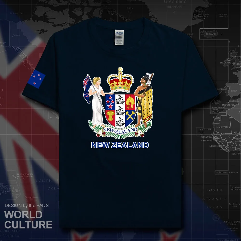 

New Zealand men t shirt 2018 jerseys Zealander nations tshirt cotton t-shirt meeting fitness brand clothing tees country NZ 20