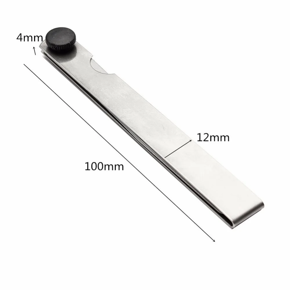 1 комплект метрический щуп 17 лезвий 0,02-1,00 мм для измерительные инструменты