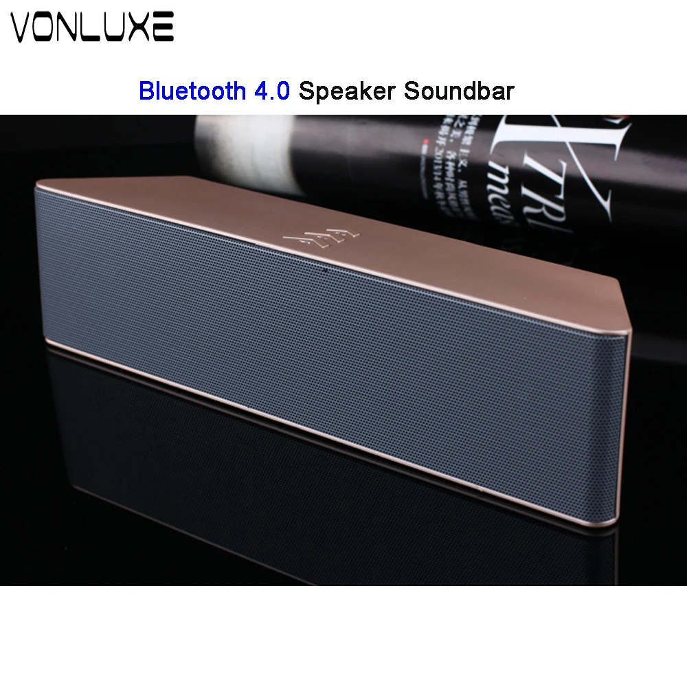 Bilgisayar hoparlor Bluetooth 4.0 Динамик Беспроводной usb Hi-Fi стерео объемный звук НЧ-динамик