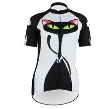 Новинка, женская одежда для велоспорта из полиэстера с коротким рукавом, белая велосипедная одежда, размер от XS до 5XL