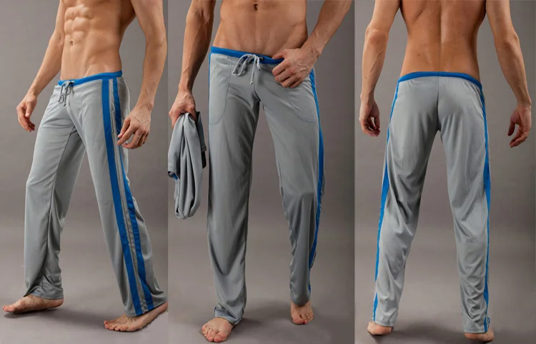 Мягкие мужские домашние длинные брюки tether сексуальные мужские s трико для сна с низкой талией высокого качества брендовые мужские Lounge Wear