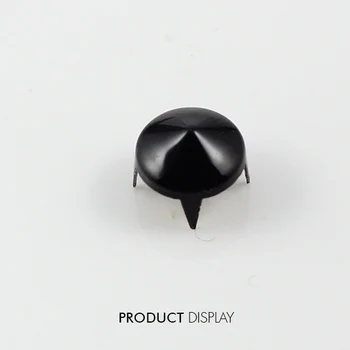 

Steampumk Craft Metal Black 4 Studs Prong Cone Spike Spot Tack Nailhead Rivets 9mm Sew On Cloth Bag Sewing Supplies 1000pc/K218