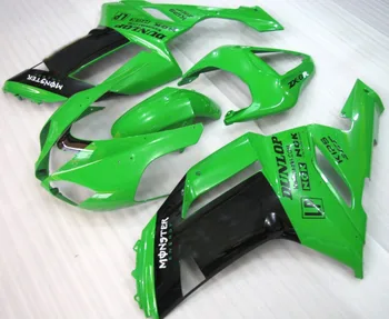 

Green black Fairings FOR Kawasaki NINJA ZX 6R 636 07 08 ZX-6R 07-08 ZX6R 2007 2008 ZX 6R 07 08 & rear tail cover