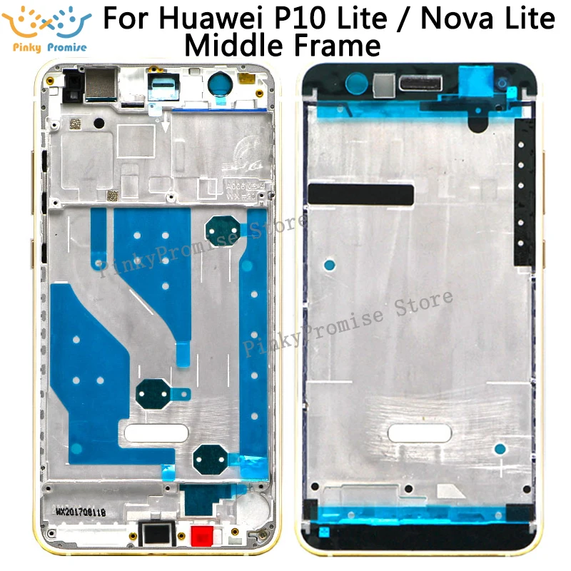 

For Huawei P10 Lite / nova lite Middle Frame Bezel Middle Plate Cover Repair Part Free shipping