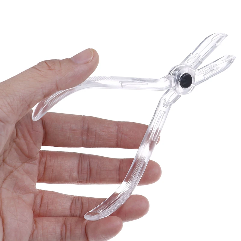 1PC Round Open Clamp Tattoo supply Disposable Body Piercing Plier Plastic Body Ear Lip Navel Nose Tongue Piercing Forcep Tool