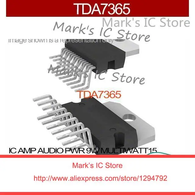 TDA7365 ИС звуковой усилитель PWR 9W MULTIWATT15 TDA736 7365 TDA73 TDA7 | Электронные компоненты и