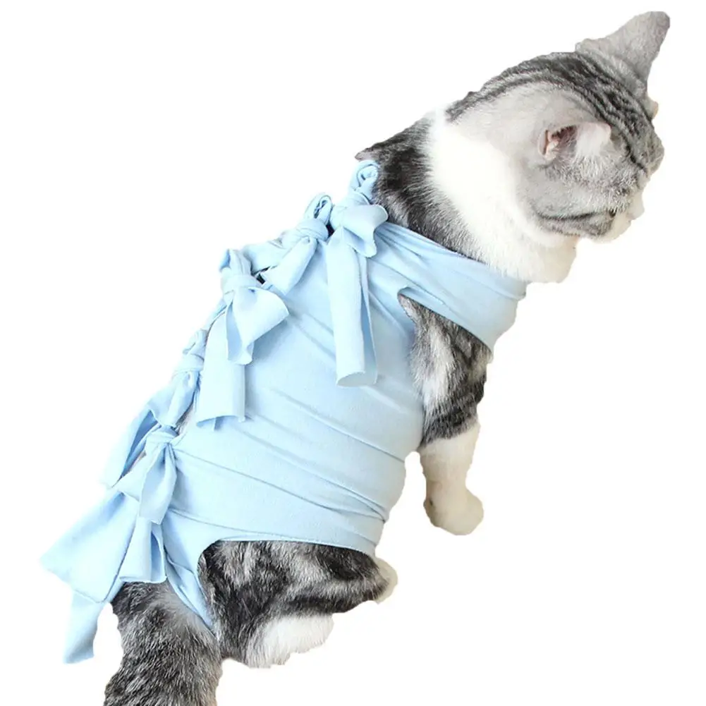 

Cat Clothes Recovery Suit For Sterilization Service Weaning Postoperative Service Comfortable After Surgery Pet Thin Clothes New