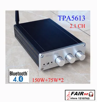 

Breeze BA10C TPA5613 2.1 channel subwoofer bluetooth audio amplifier 150W+75WX2