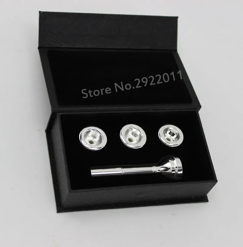

Professional 7 C 5 C 3 C 1.5 C Bb Trumpet Mouthpiece Silvring Trumpet Nozzle Great Tone Misic Instruments Trumpete