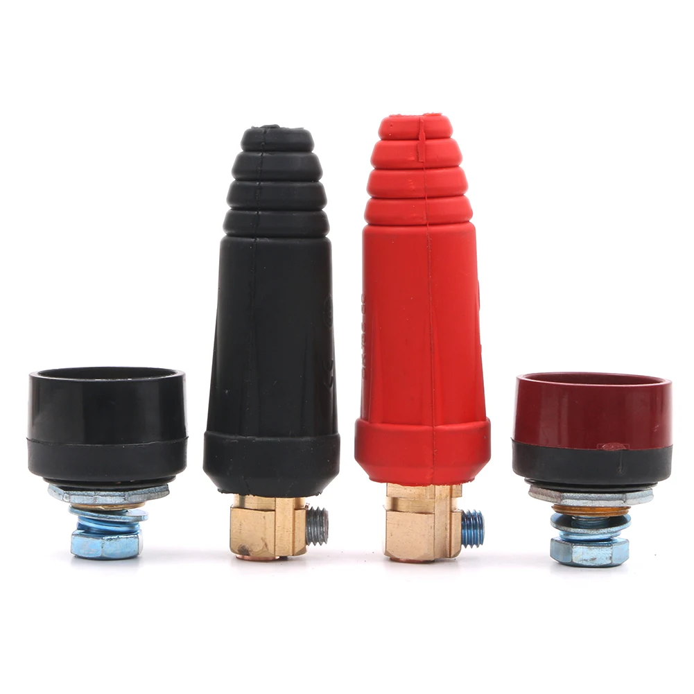 Europe Welding Machine Quick Fitting Male Cable Connector Socket Plug Adapter DKJ 10-25 35-50 50-70