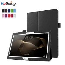 Кожаный флип-чехол для samsung Galaxy Tab A10.1 T580 T585 SM-T580 чехол s Чехол Funda для планшета с подставкой и держателем для рук