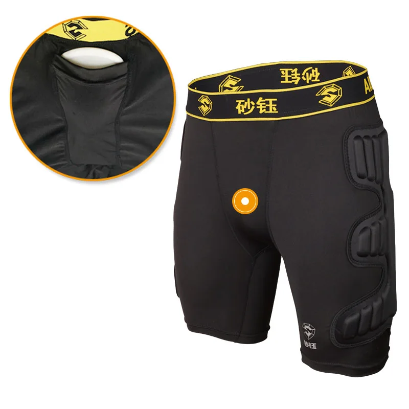 Футбольные Вратарские шорты мужские футбольные спортивные шорты для тренировок Futbol защитные губчатые роликовые шорты для катания на коньках ударные снасти