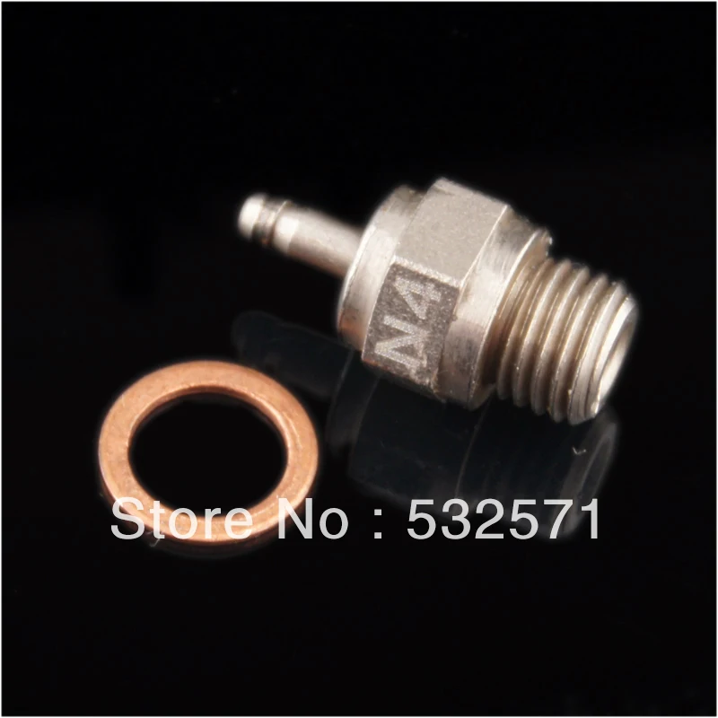 

1PCS NEW HSP Original Parts Nitro 18 21 Hot Engines Super Platinum/Iridium Spark Glow Plug For RC Model Nitro Car 70117 N4 No.4