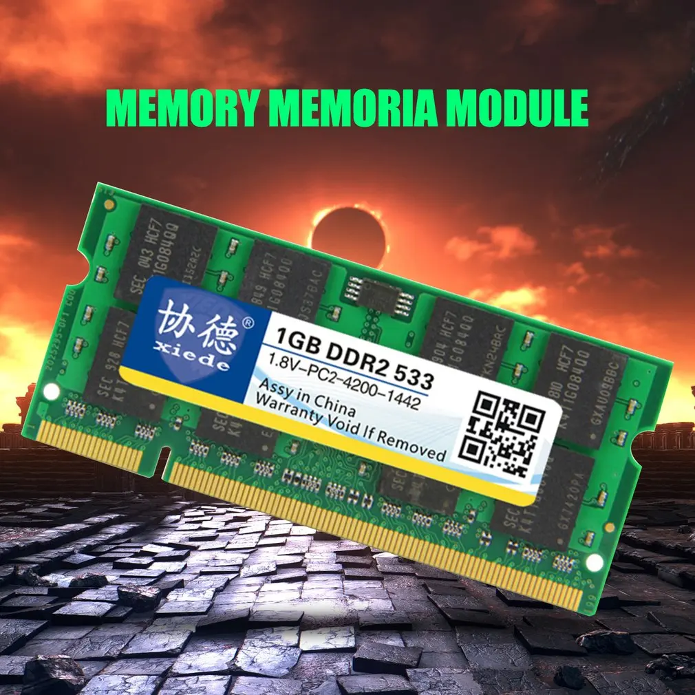Xiede DDR2 533 1 г/2 г портативных ПК памяти Memoria модуль PC2-4200 Совместимость с процессор Intel и AMD