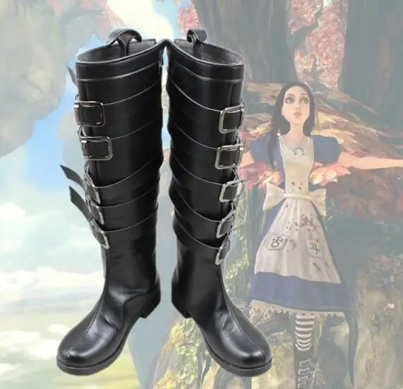 

Anime Alice Madness Returns Default Cosplay Boots Shoes