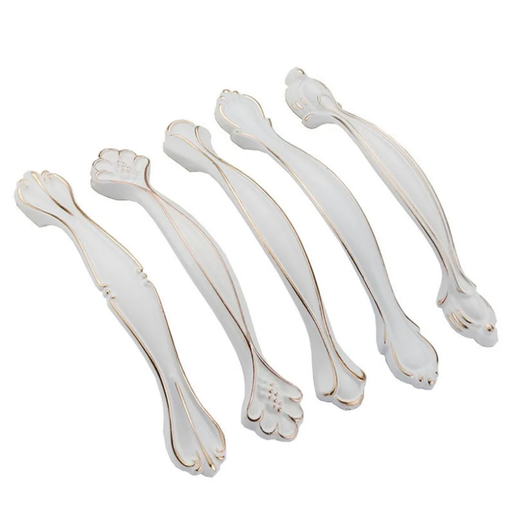 

White Door Handles Wardrobe Drawer Pull Kitchen Cabinet Handles for Furniture Handles Hardware Accessories