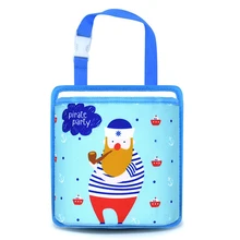 Универсальная сумка для хранения с мультяшным рисунком, мусорная корзина, герметичная, герметичная, мусорная урна для автомобильного сиденья