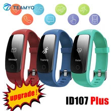 Teamyo ID107 плюс gps трекер smart Сердечного ритма Мониторы Фитнес часы Сна Трекер Смарт браслет с Бег для верховой езды