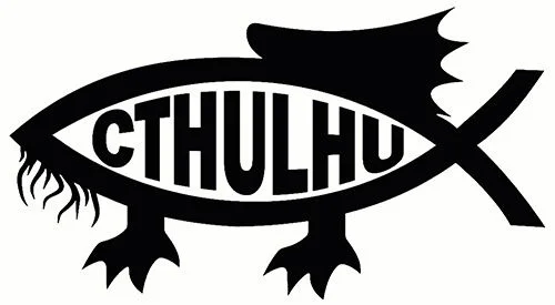 Виниловая наклейка Cthulhu рыба для ужасов Lovecraft Great Old One Elder Gods миф различные размеры