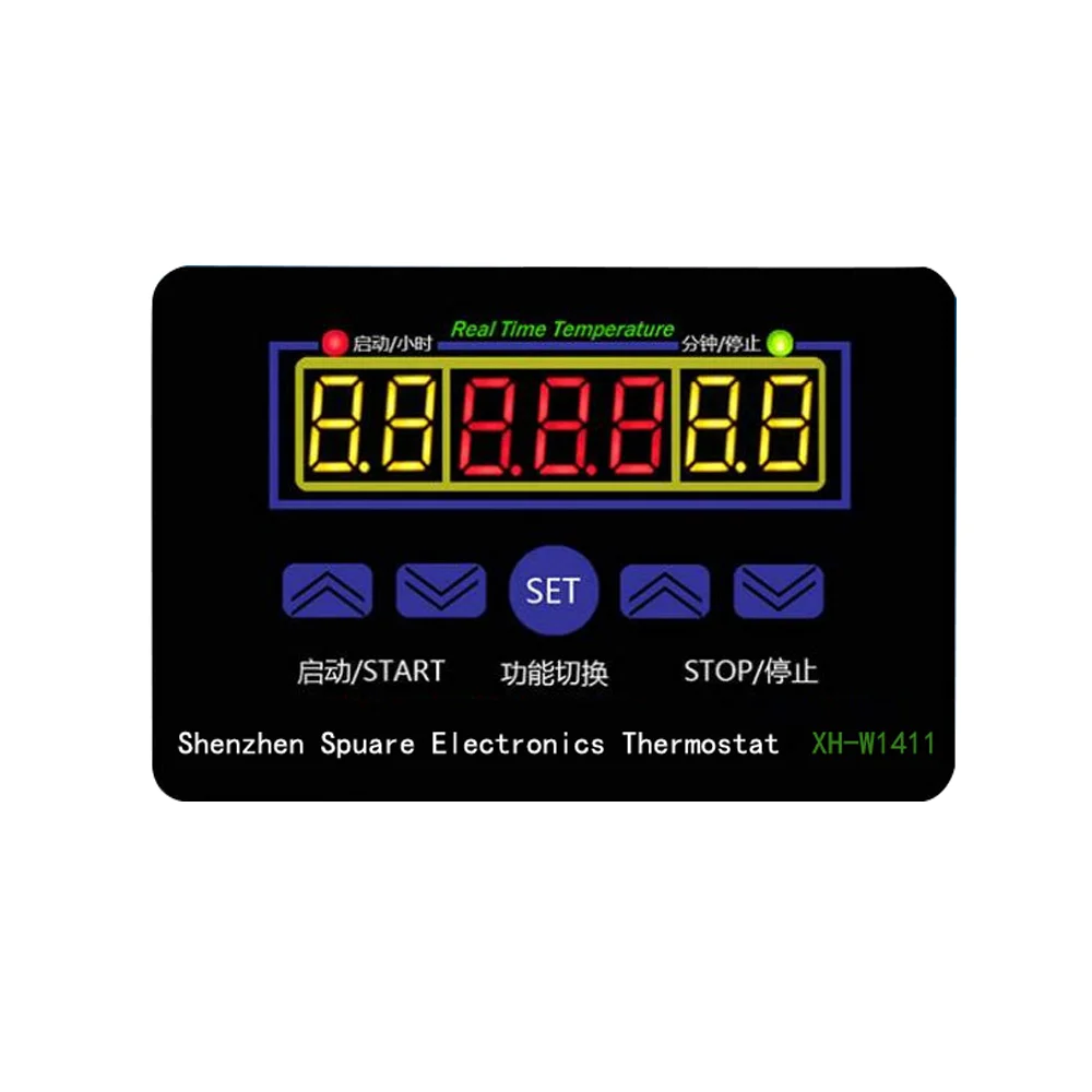 

2019 Multi-function temperature controller of W1411 three-display digital thermostat