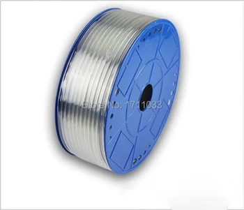 

8mm*5mm*100m Tube PU transparent Pneumatic Hose Blue or white color clear tube