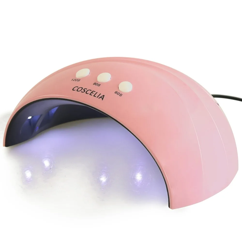 

Pro LED Lamp for Nails 24W Nail Dryer UV Lamp Gel Polish Curing Lamp for Manicure LED Nails Dryer Machine Nail Art Salon Tools