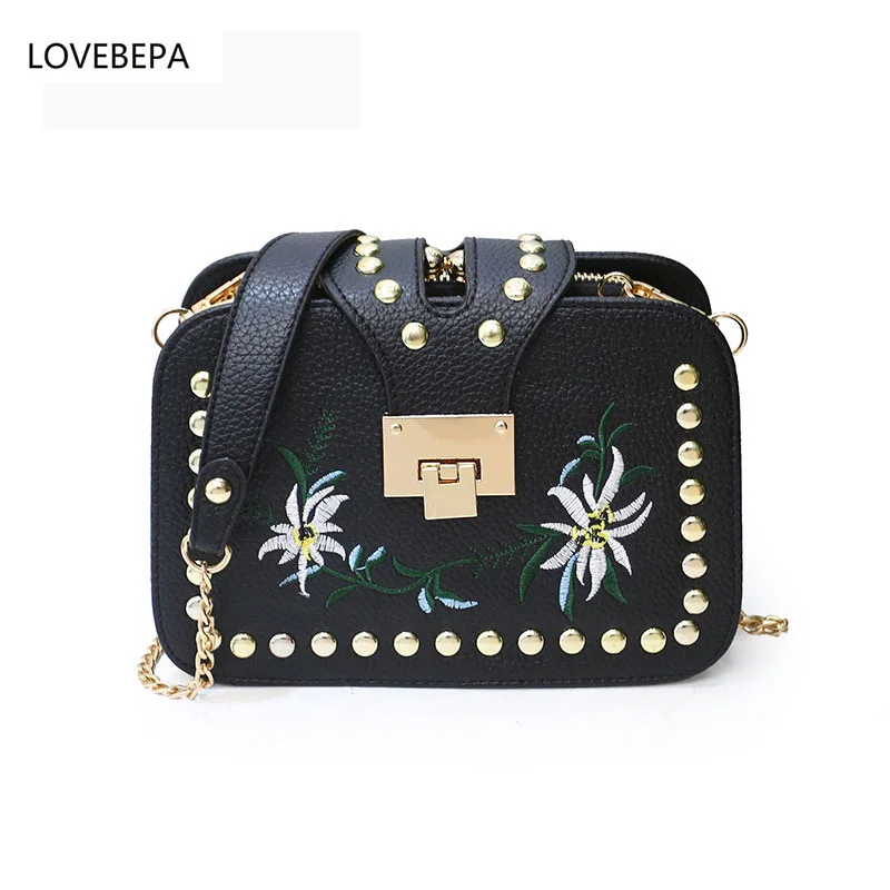 LOVEBEPA PU font b leather b font large shoulder bag female 2017