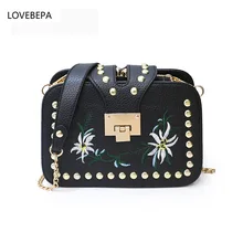 LOVEBEPA PU leather large shoulder bag female 2017