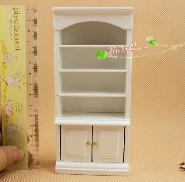 مصغرة بيت الدمية الاكسسوارات والأثاث مصغرة نموذج بيضاء كبيرة خزانة عملي جدا