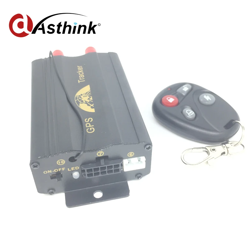 Covert car gsm gprs system Mini vehicle remote control gps tracker TK 103B free shipping