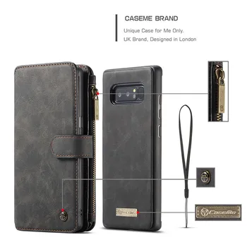 

For Samsung Galaxy Note 9 Case Note9 Note8 Multifunction Detachable luxury phone cover SFor Galaxy Note 8 Coque Capa
