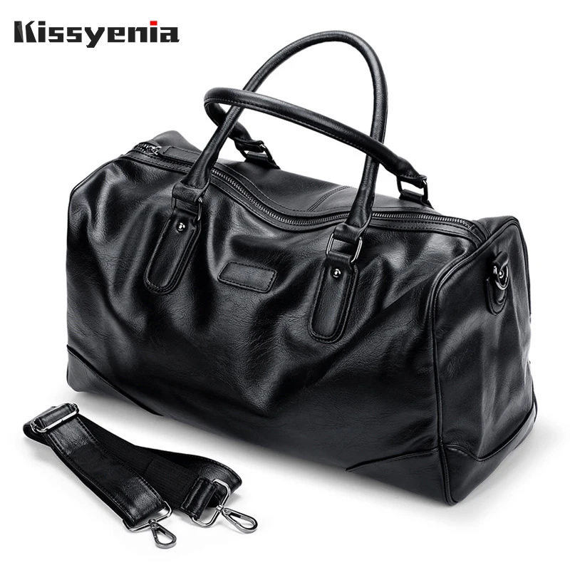 Kissyenia 2019 роскошные кожаные дорожные сумки мужские вместительные сумки-ведро