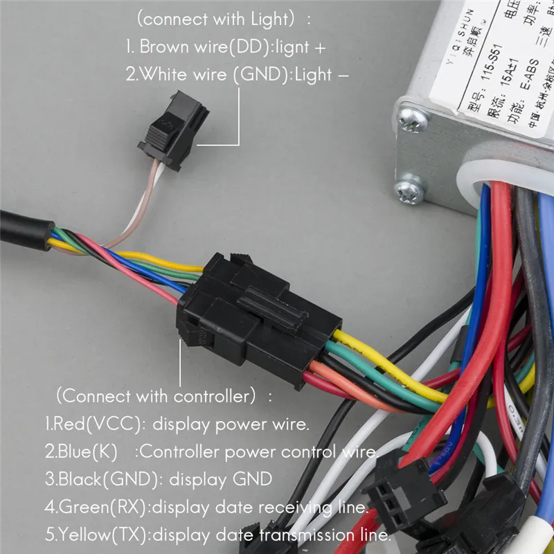 BLDC 24 в 36 в 48 в 250 Вт 350 Вт бесщеточный комплект контроллера с функцией USB ЖК-дисплей для E скутера E велосипед электрический велосипед Umbausatz набор