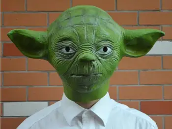 

Costume Star War Yoda Mask Jedi Halloween Master Animation Movie Gift Accessory